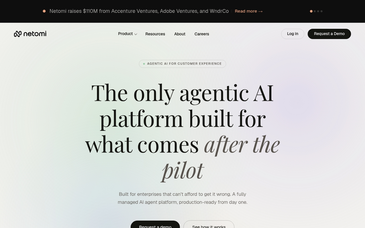 Netomi website