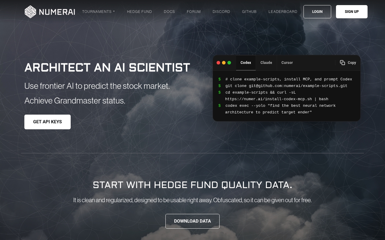 Numerai website