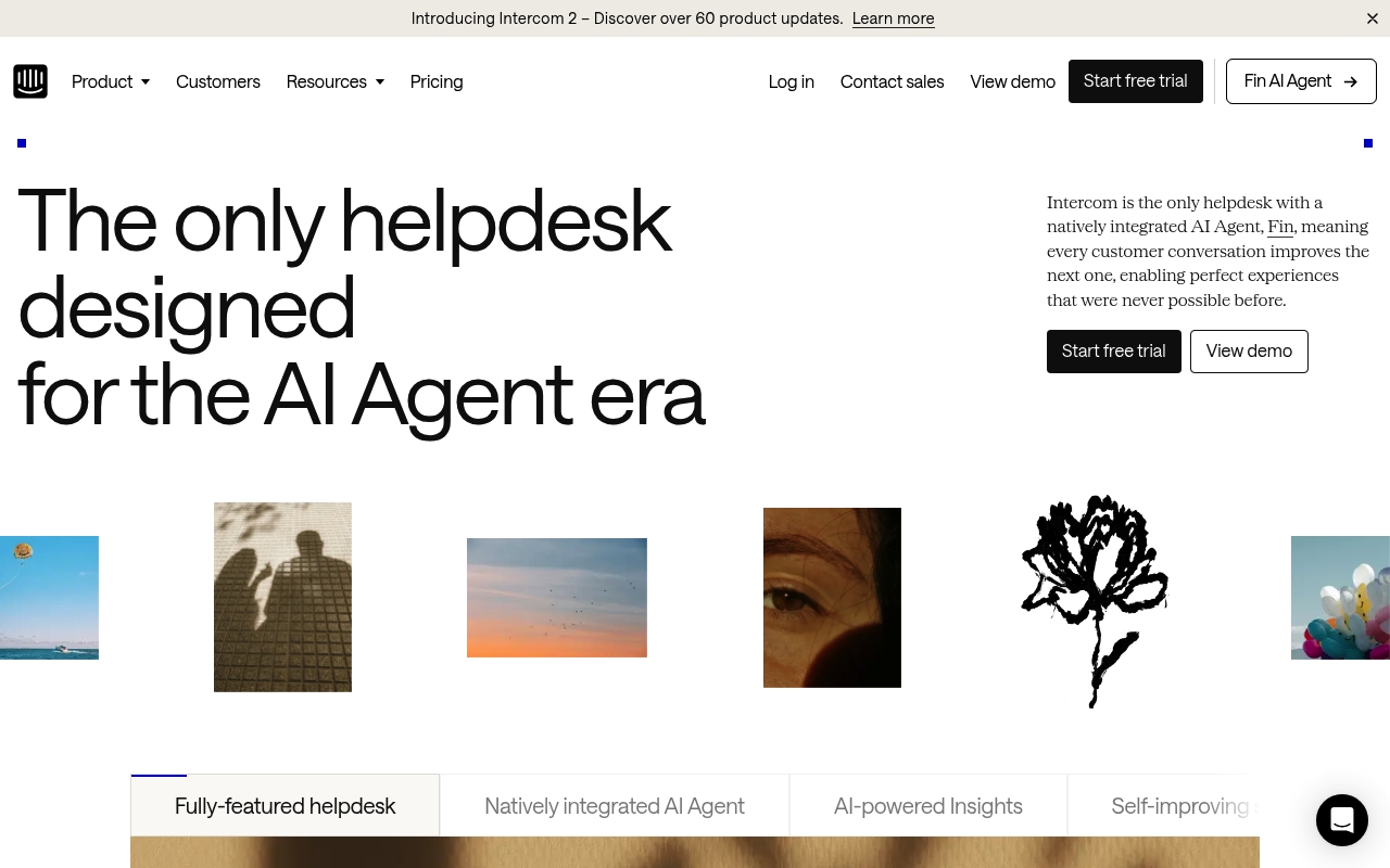 Intercom website