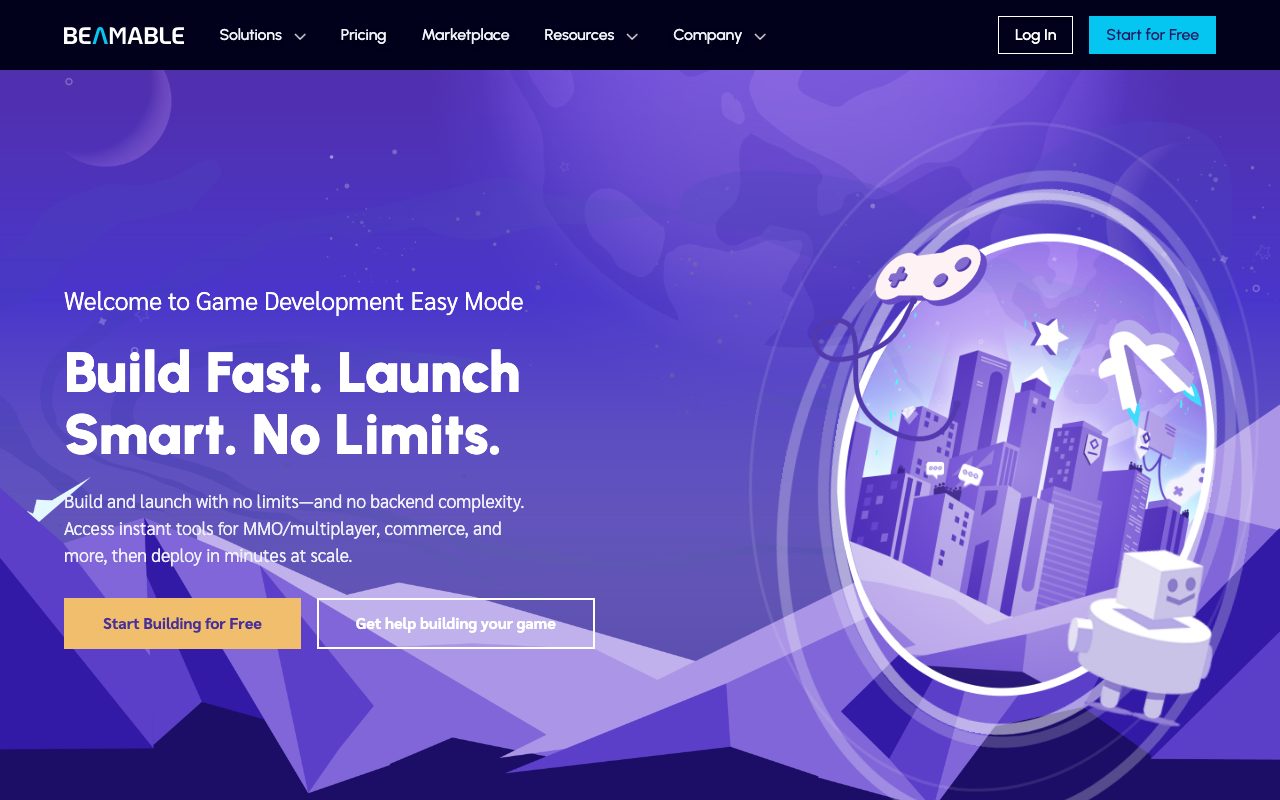 Beamable website