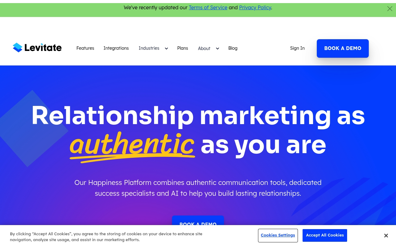 Levitate website