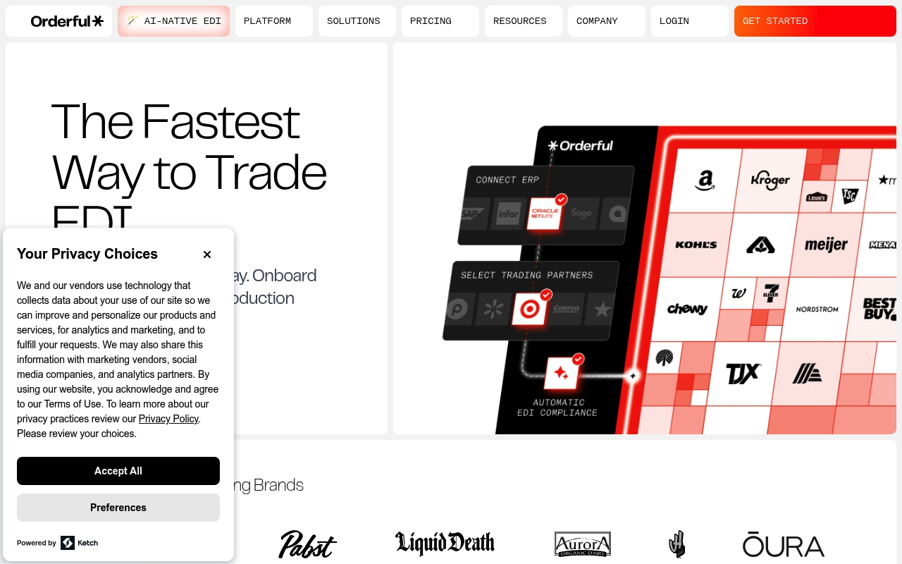 Orderful website