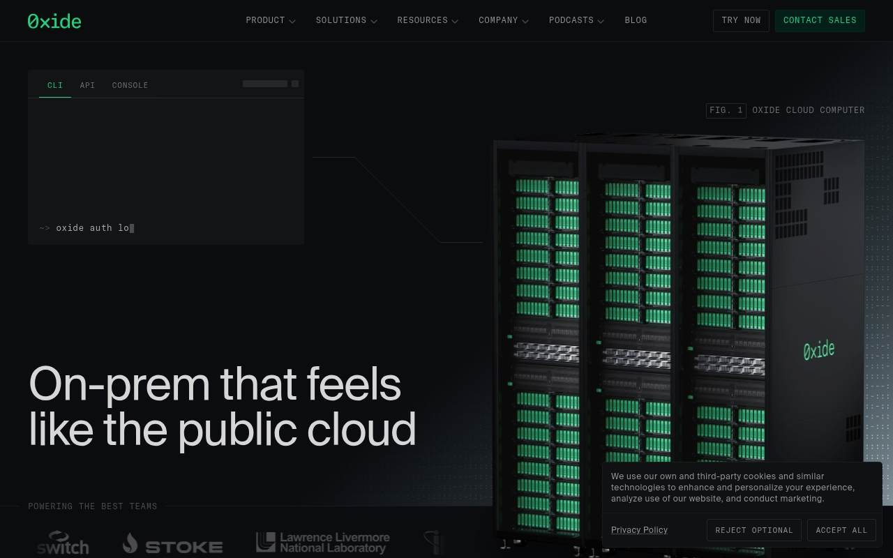 Oxide Computer Company website