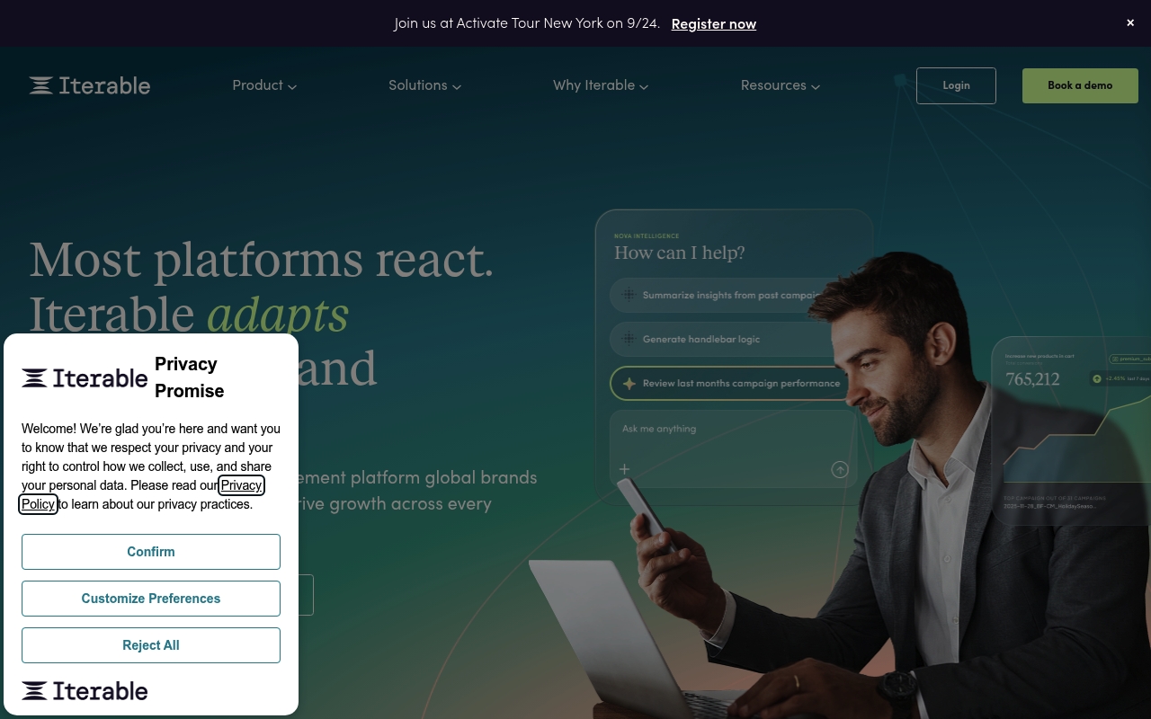 Iterable website