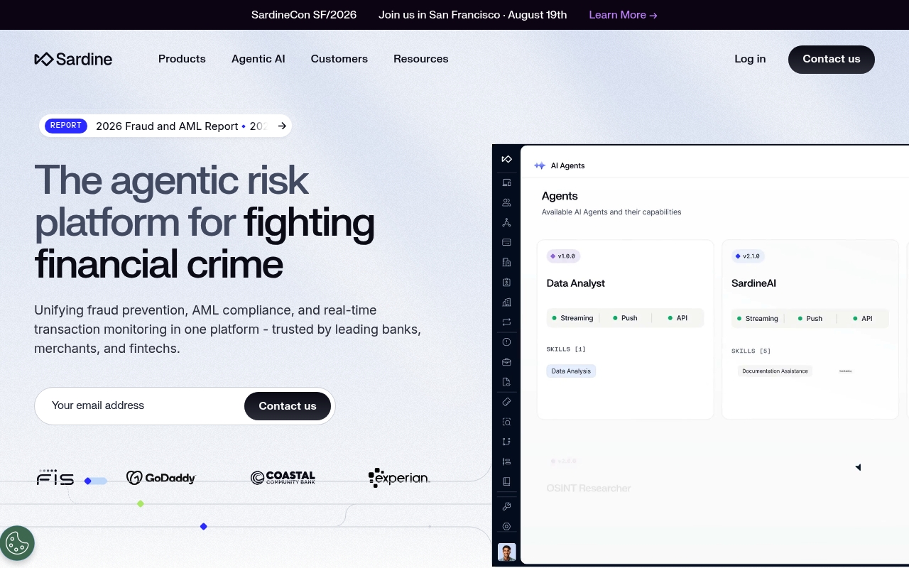 Sardine website