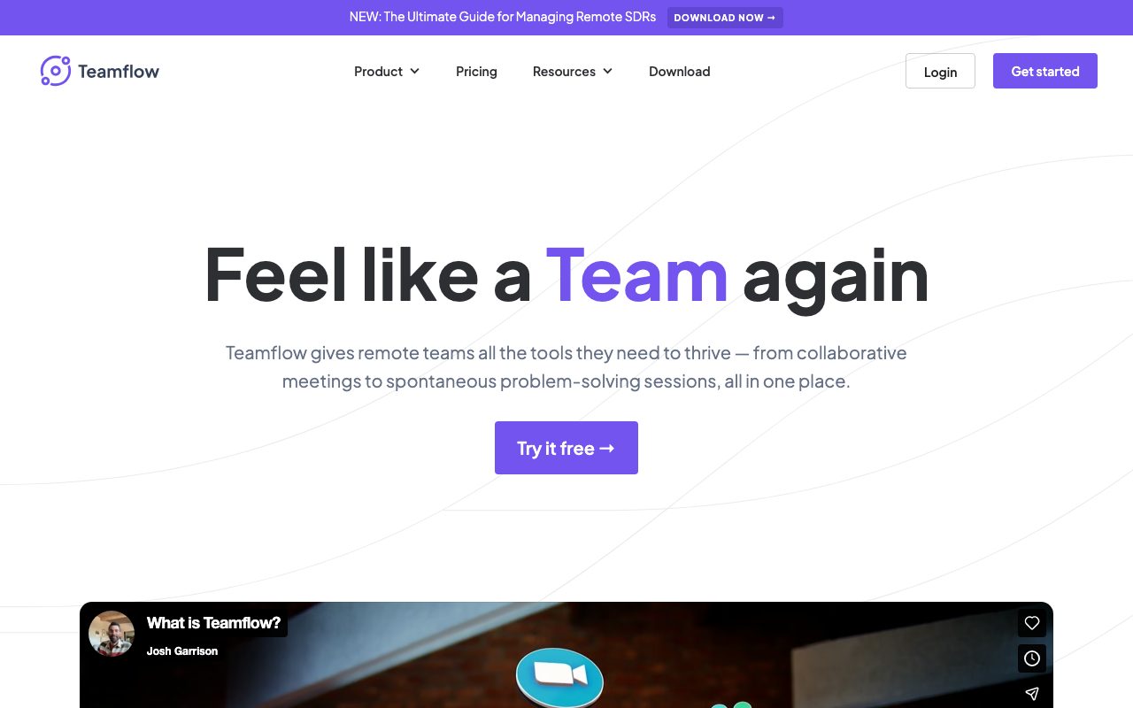 Teamflow website