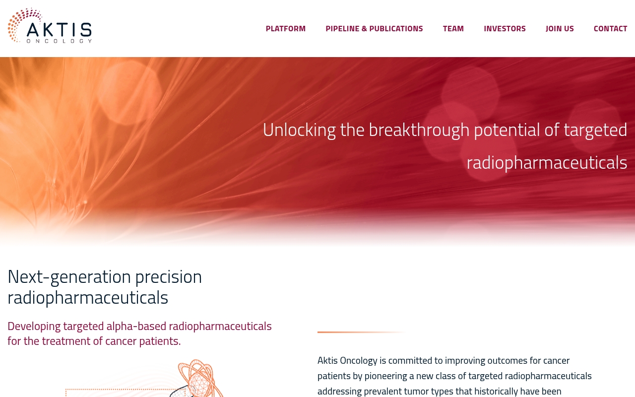 Aktis Oncology website
