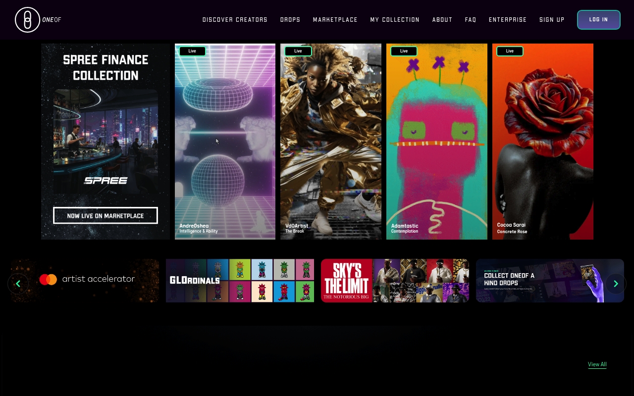 OneOf website