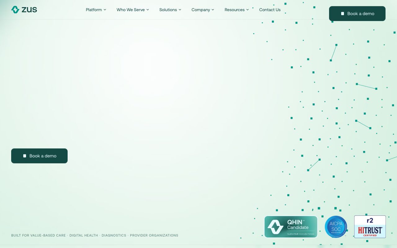 Zus Health website