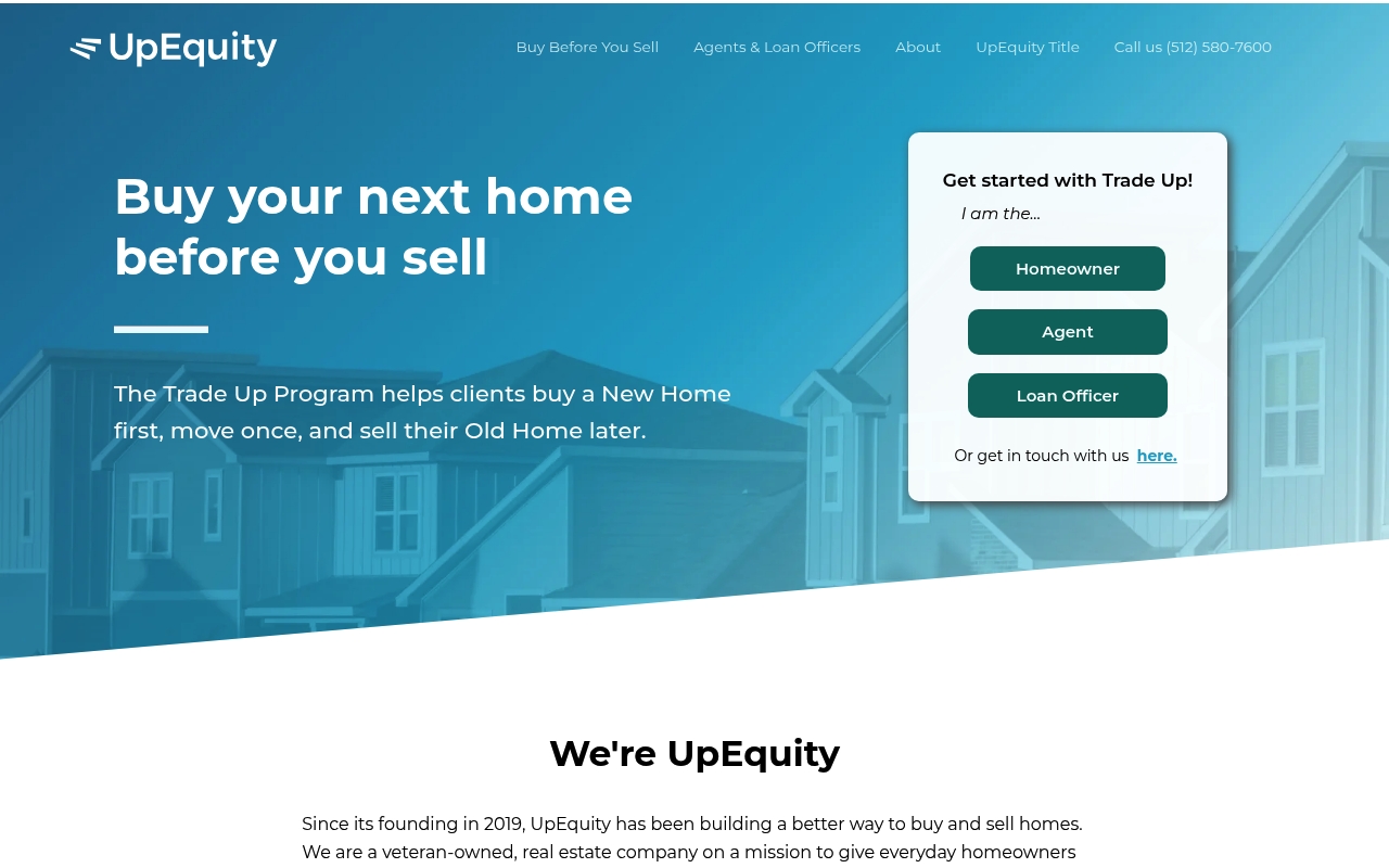 UpEquity website