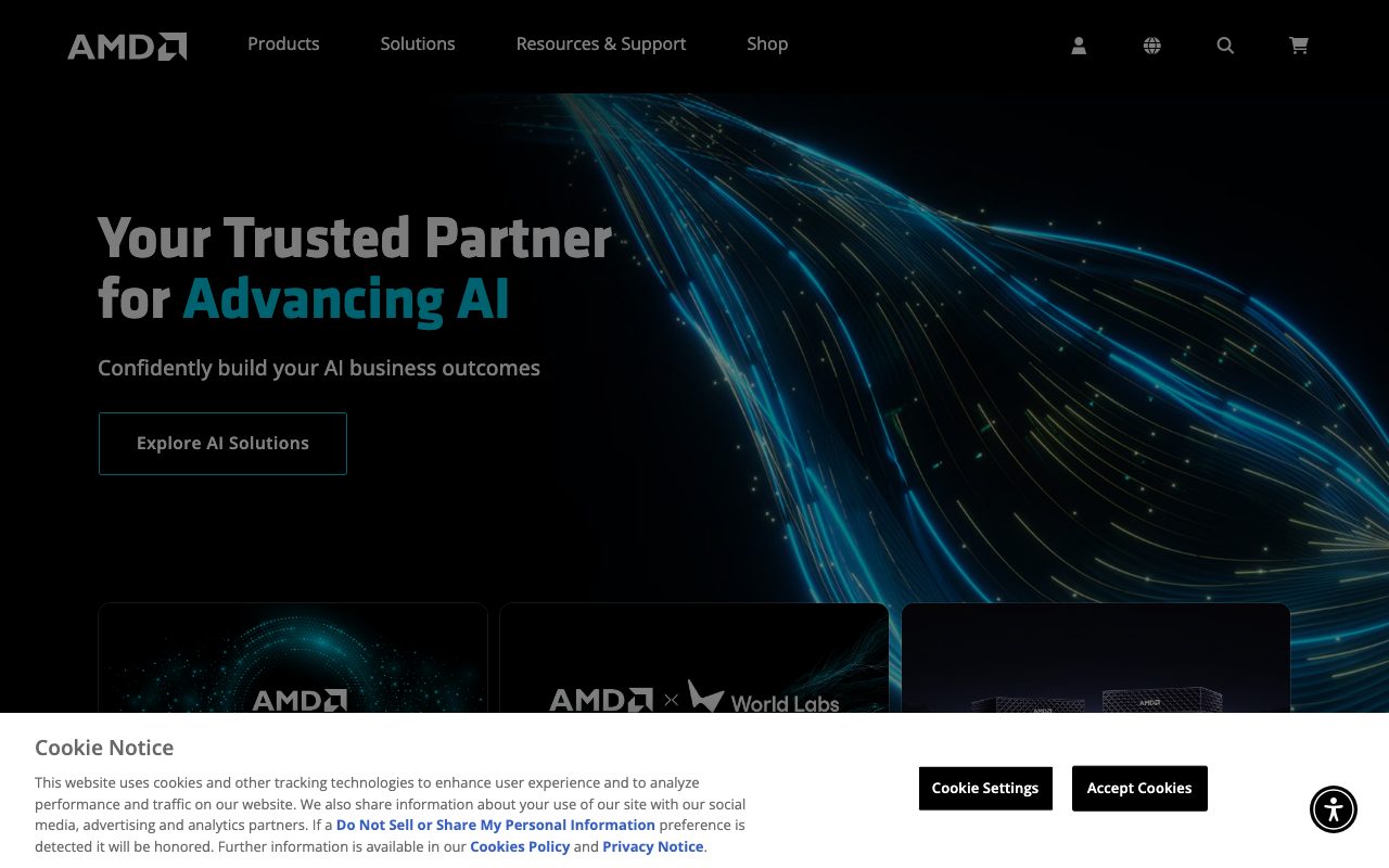 AMD website