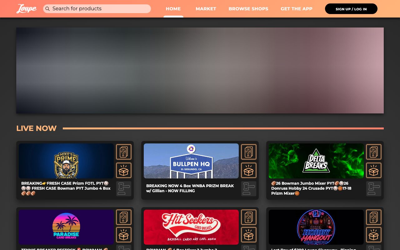 Loupe website