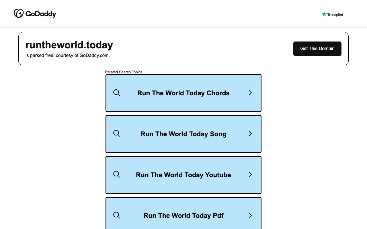 Run The World website