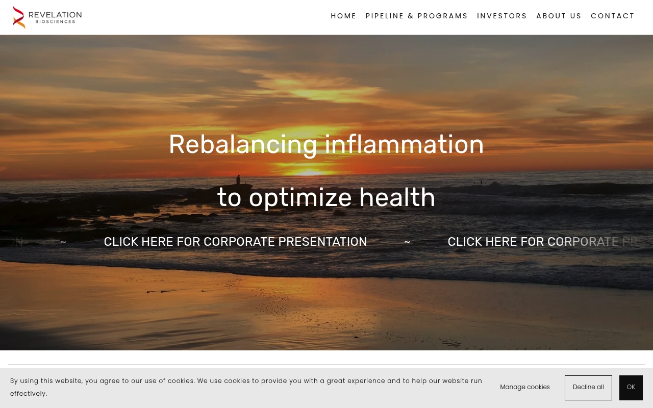Revelation Biosciences website