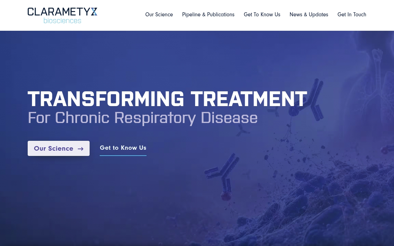 Clarametyx Biosciences website