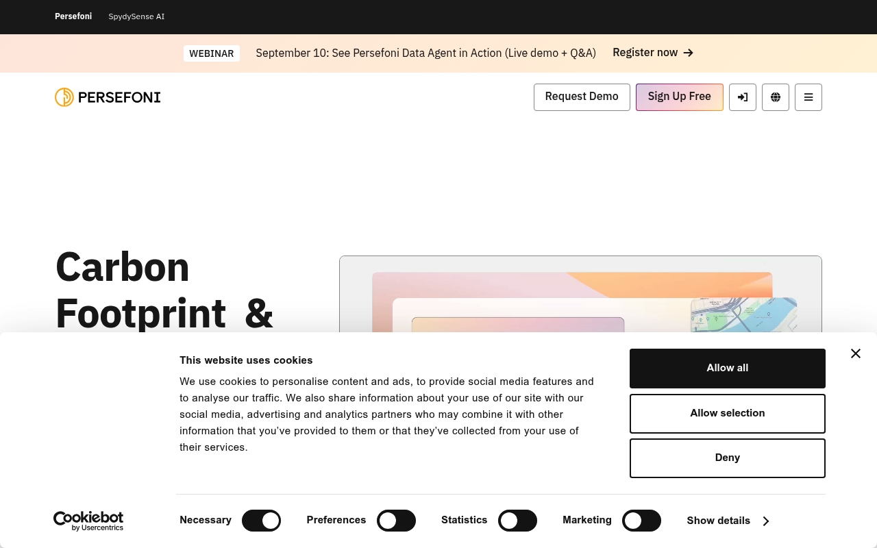 Persefoni website