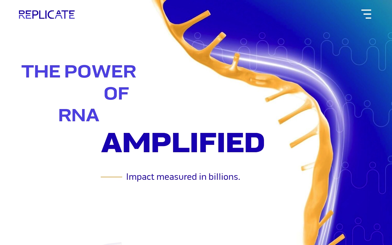 Replicate Bioscience website