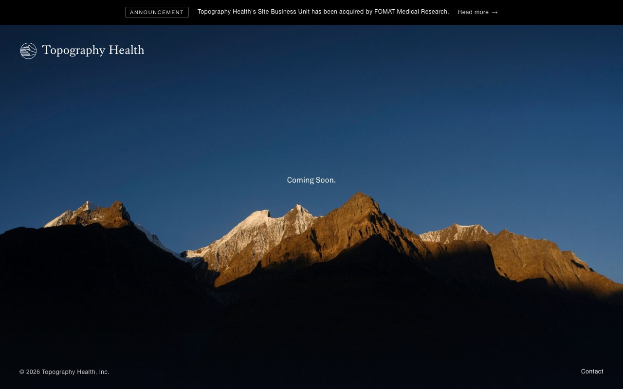 Topography website