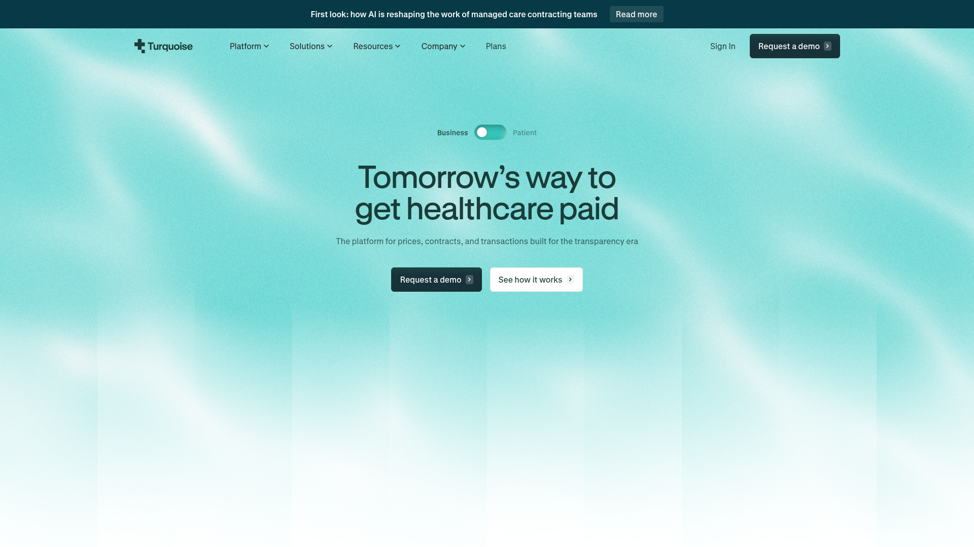 Turquoise Health website