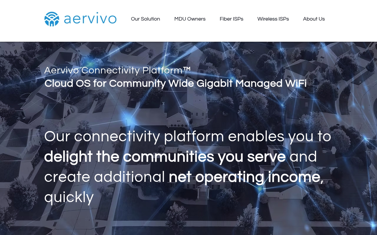 Aervivo website