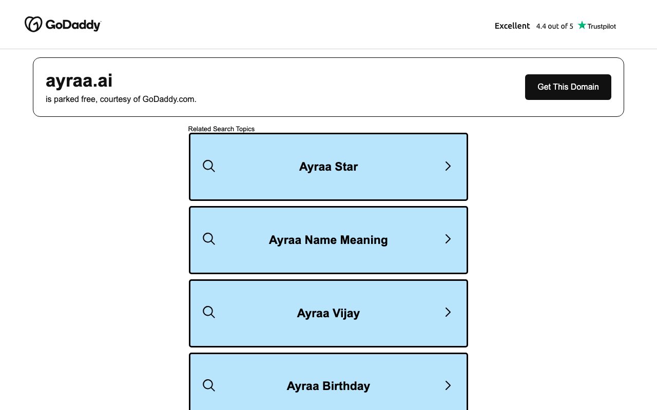 Ayraa AI website