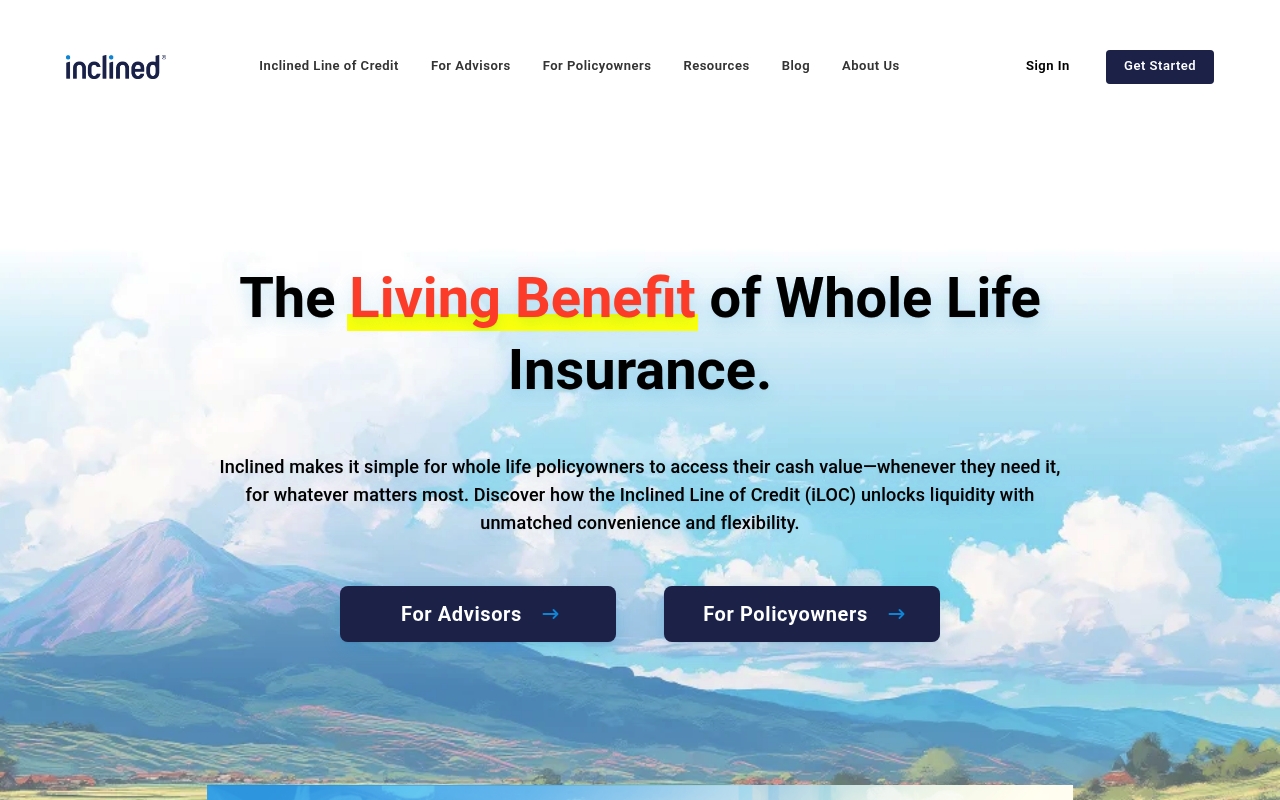 Inclined Technologies website