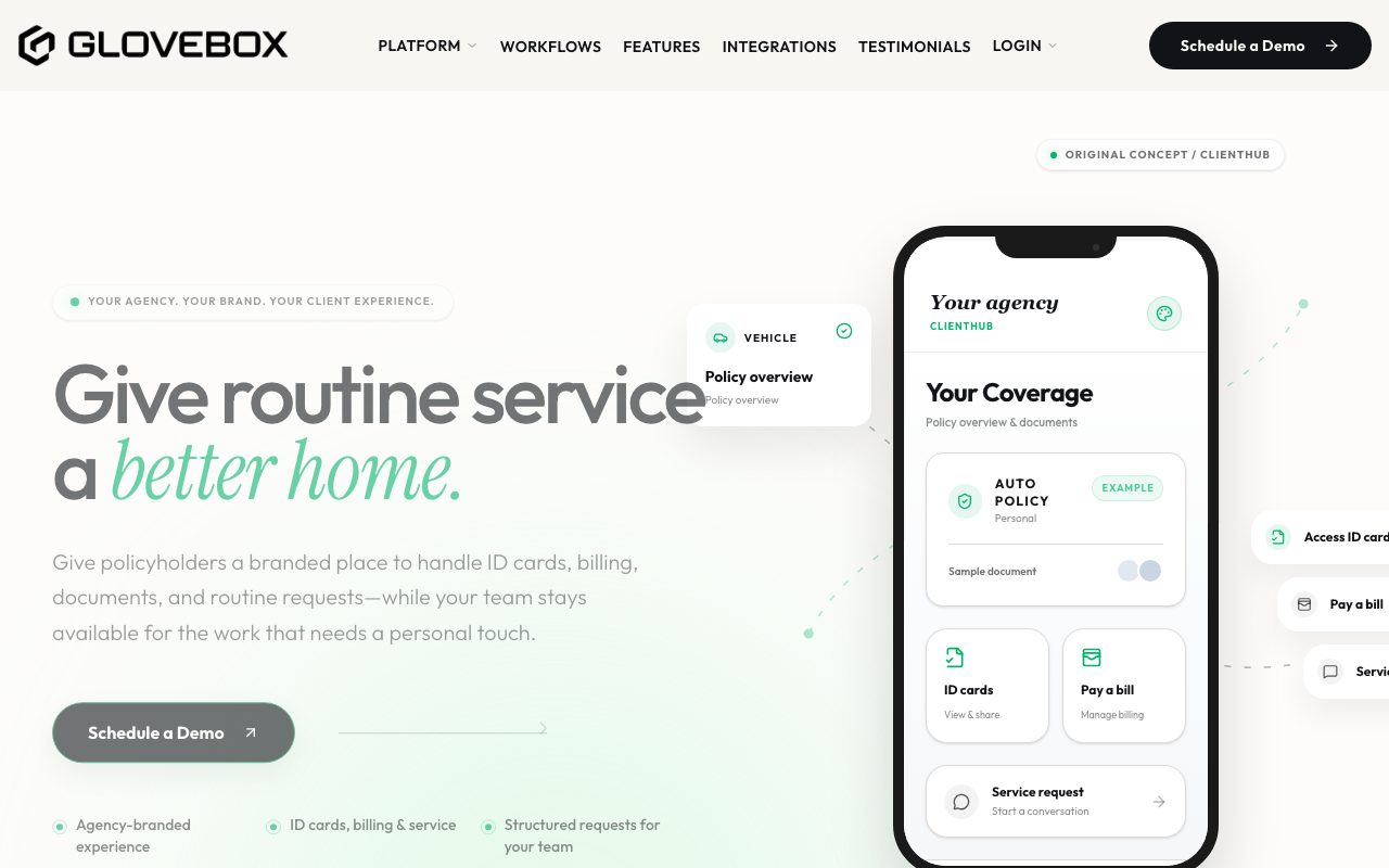 GloveBox website
