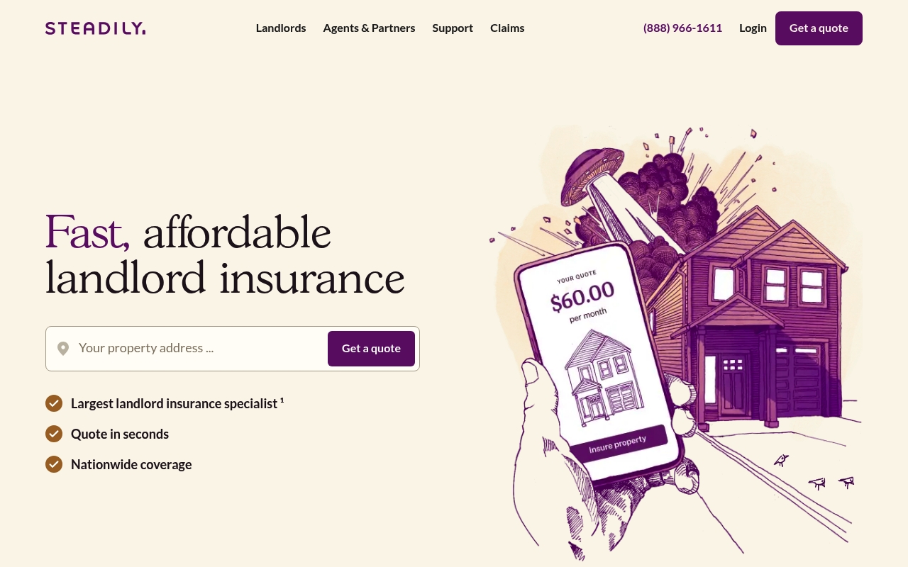 Steadily website