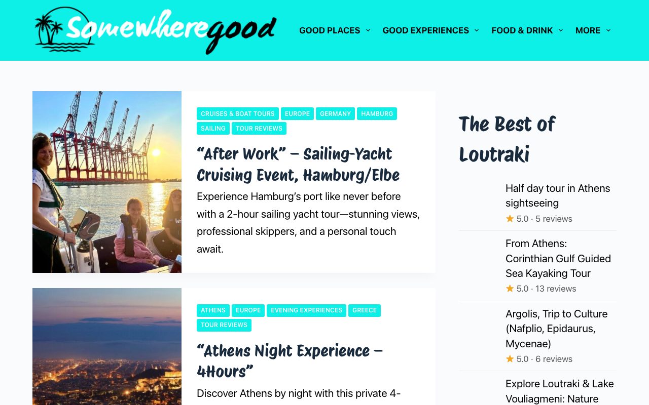 Somewhere Good website