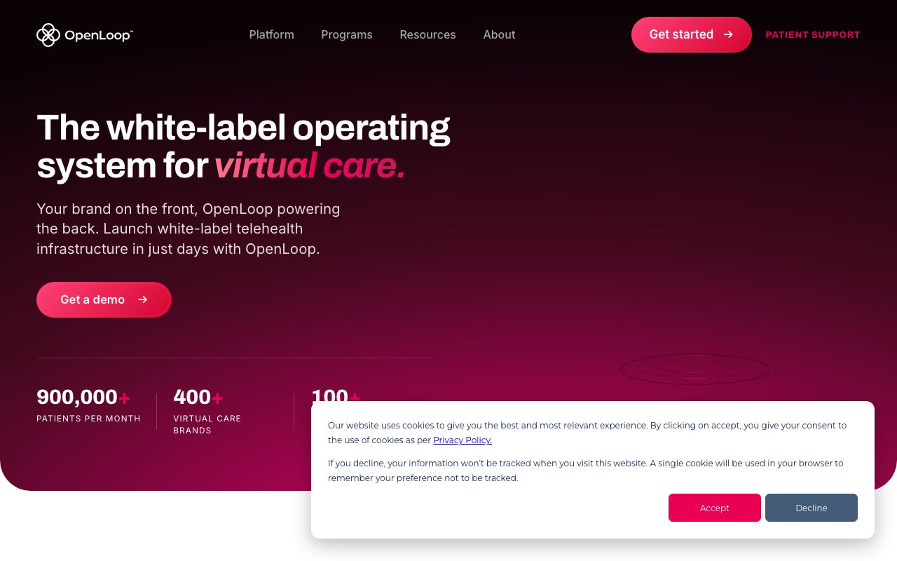 OpenLoop website