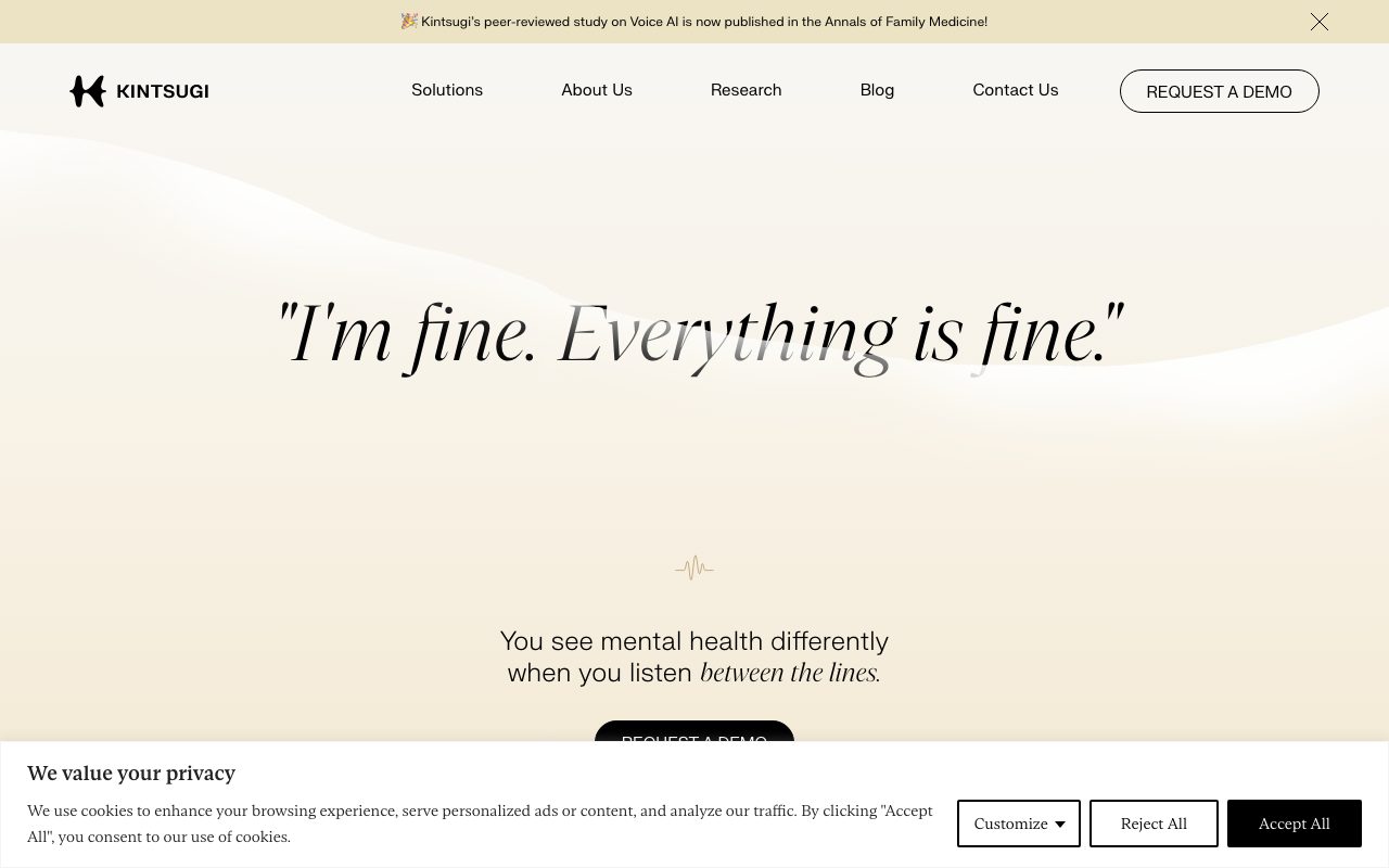 Kintsugi website