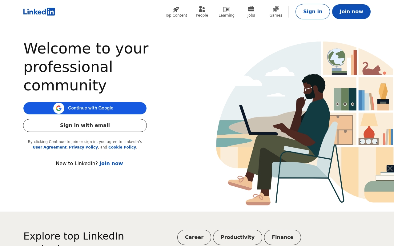 LinkedIn website