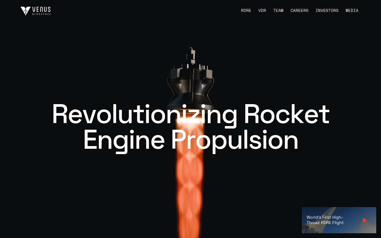 Venus Aerospace website