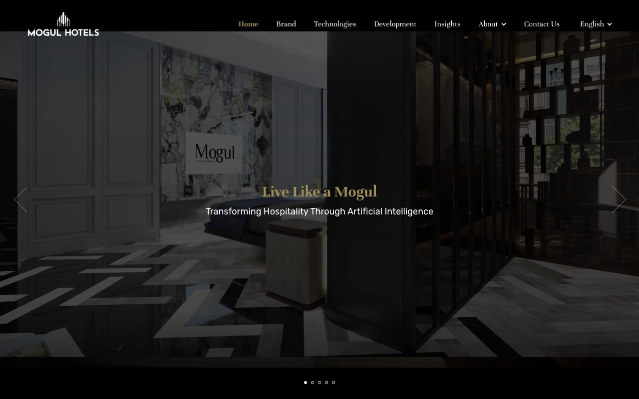 Mogul - Hospitality Engine website