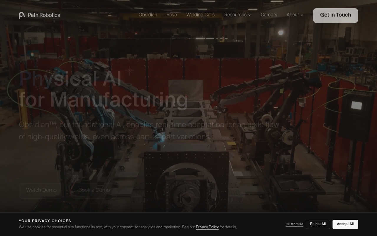 Path Robotics website