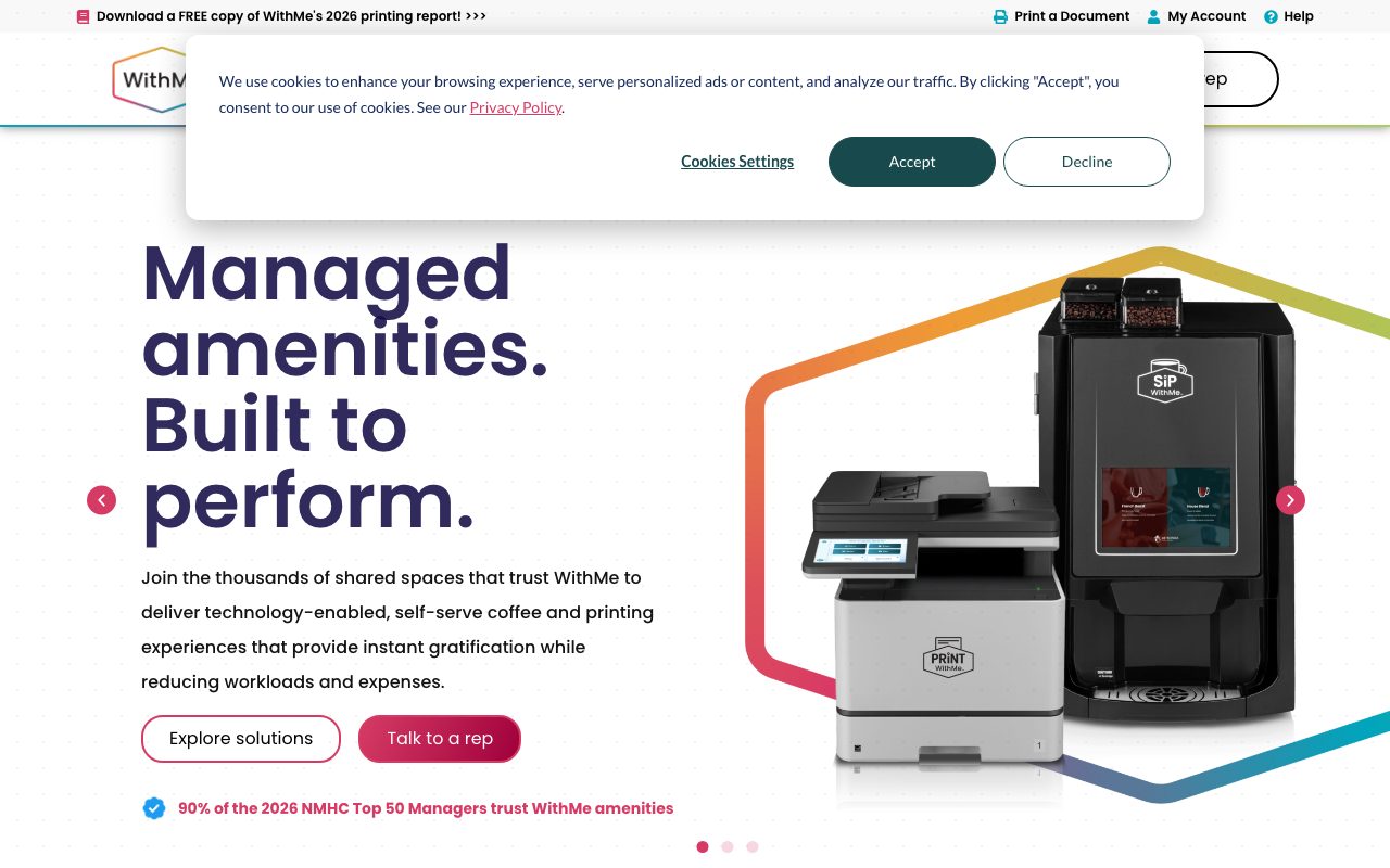 OrderWithMe website