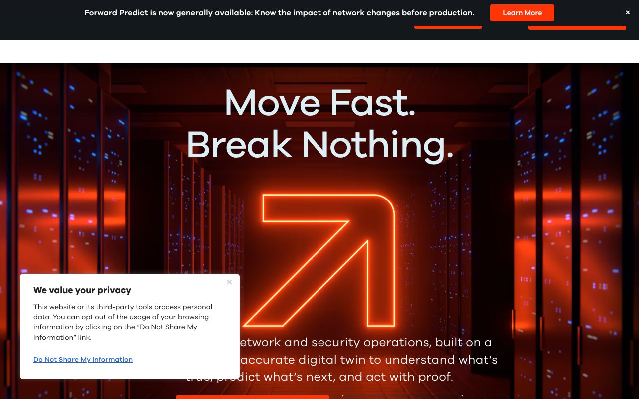 Forward Networks Inc website