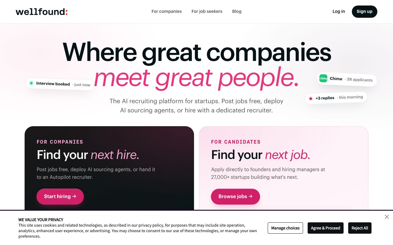 AngelList website
