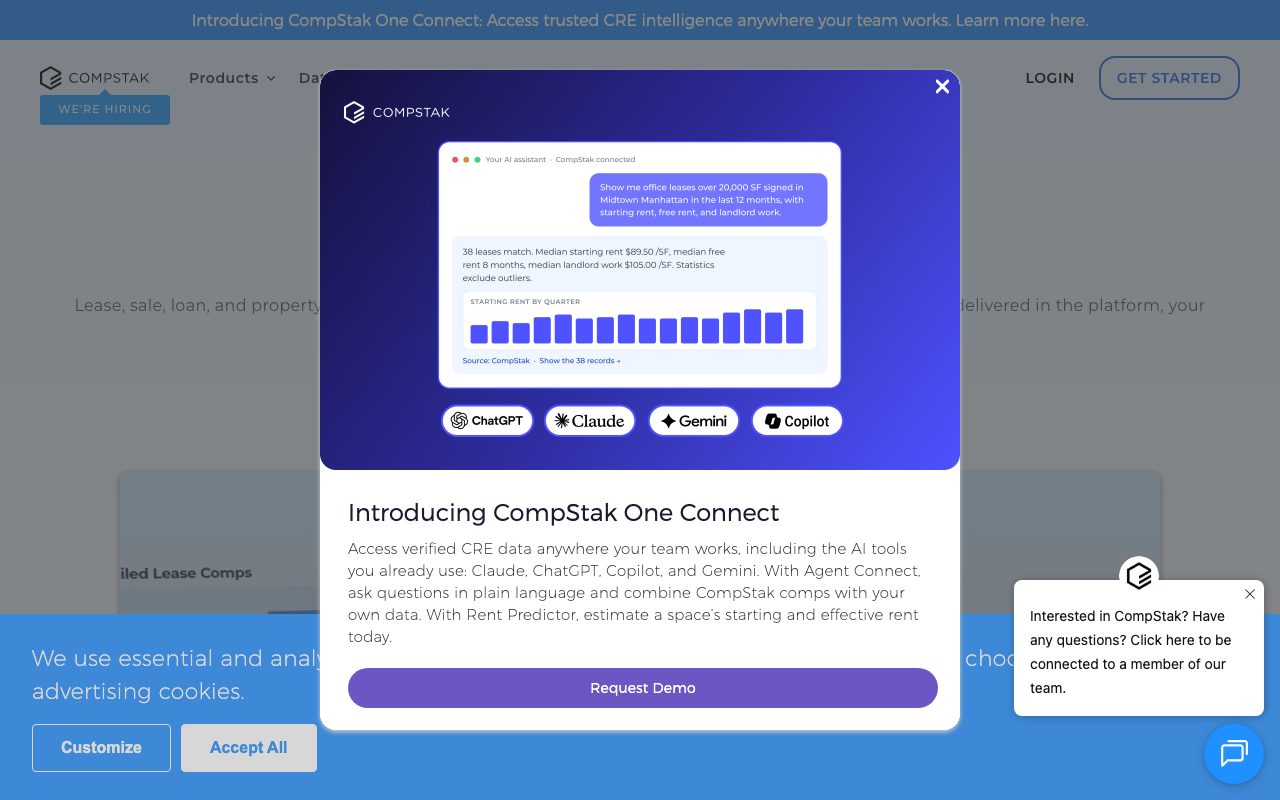CompStak website
