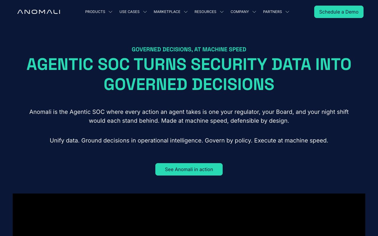 Anomali website