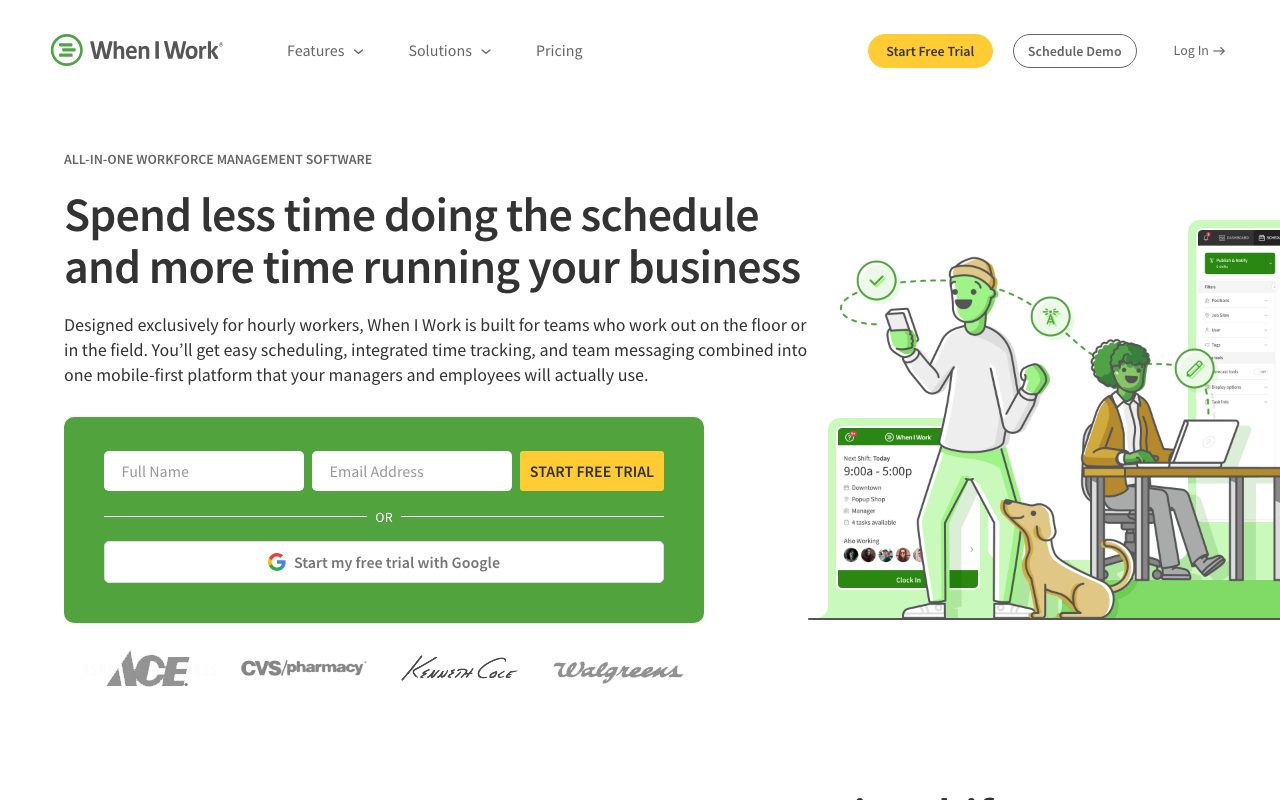 When I Work website