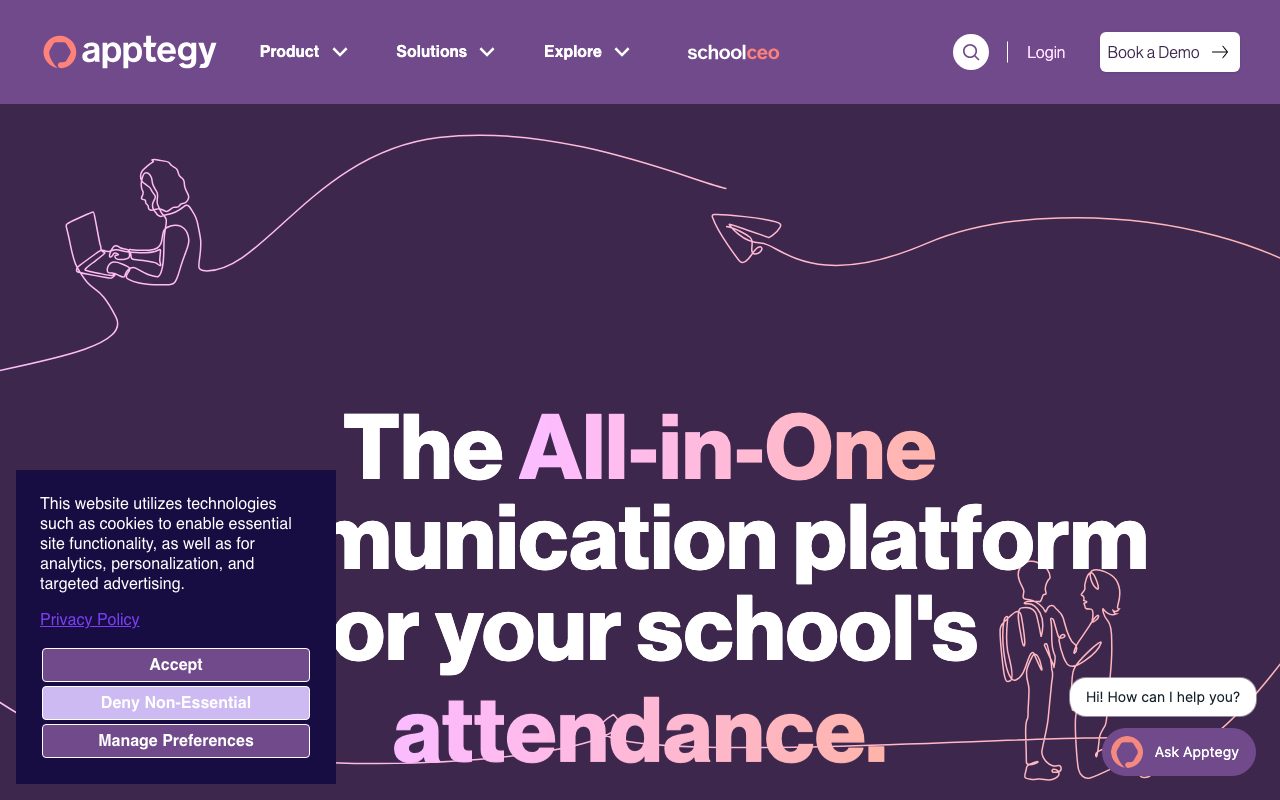 Apptegy website