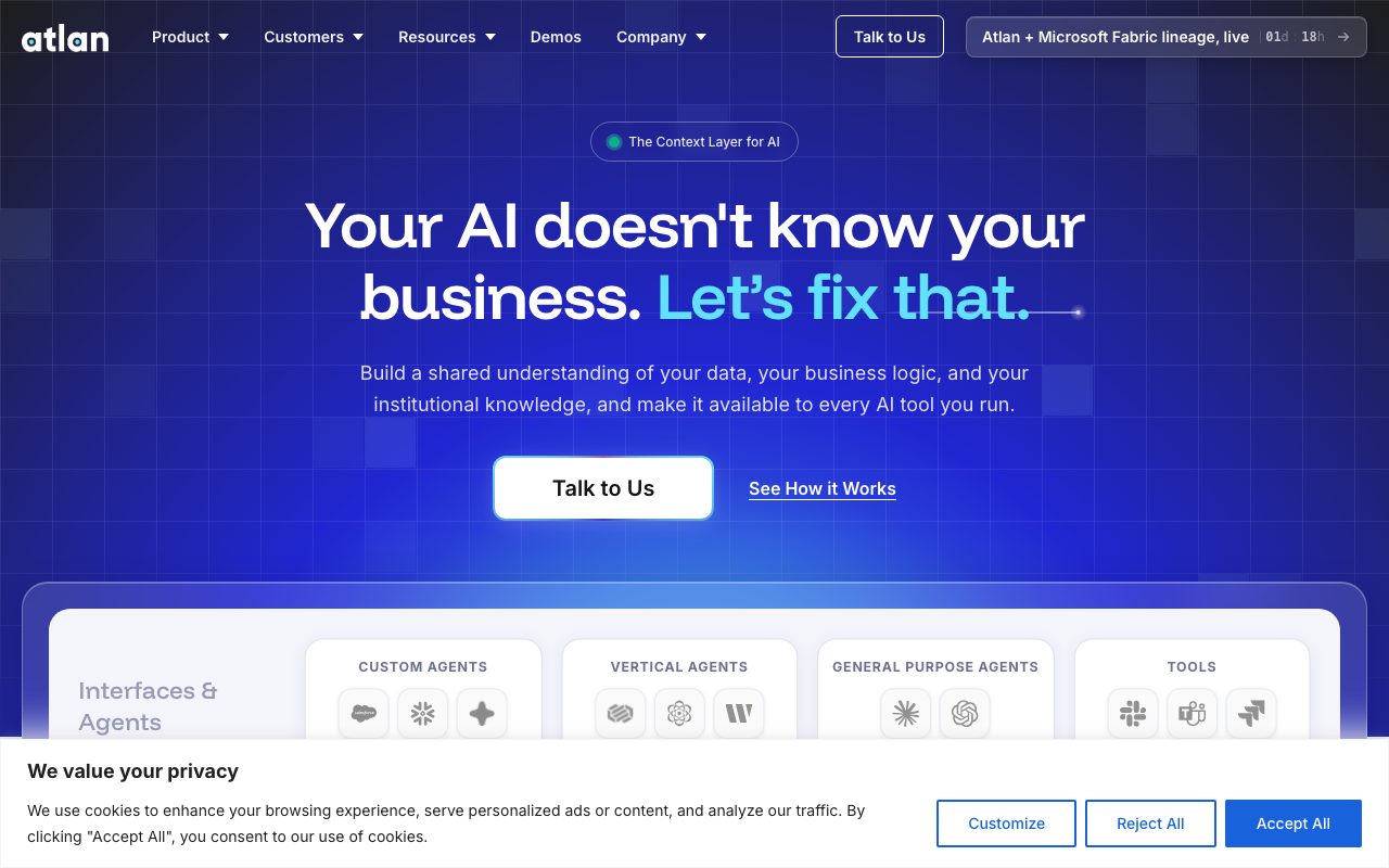 Atlan website