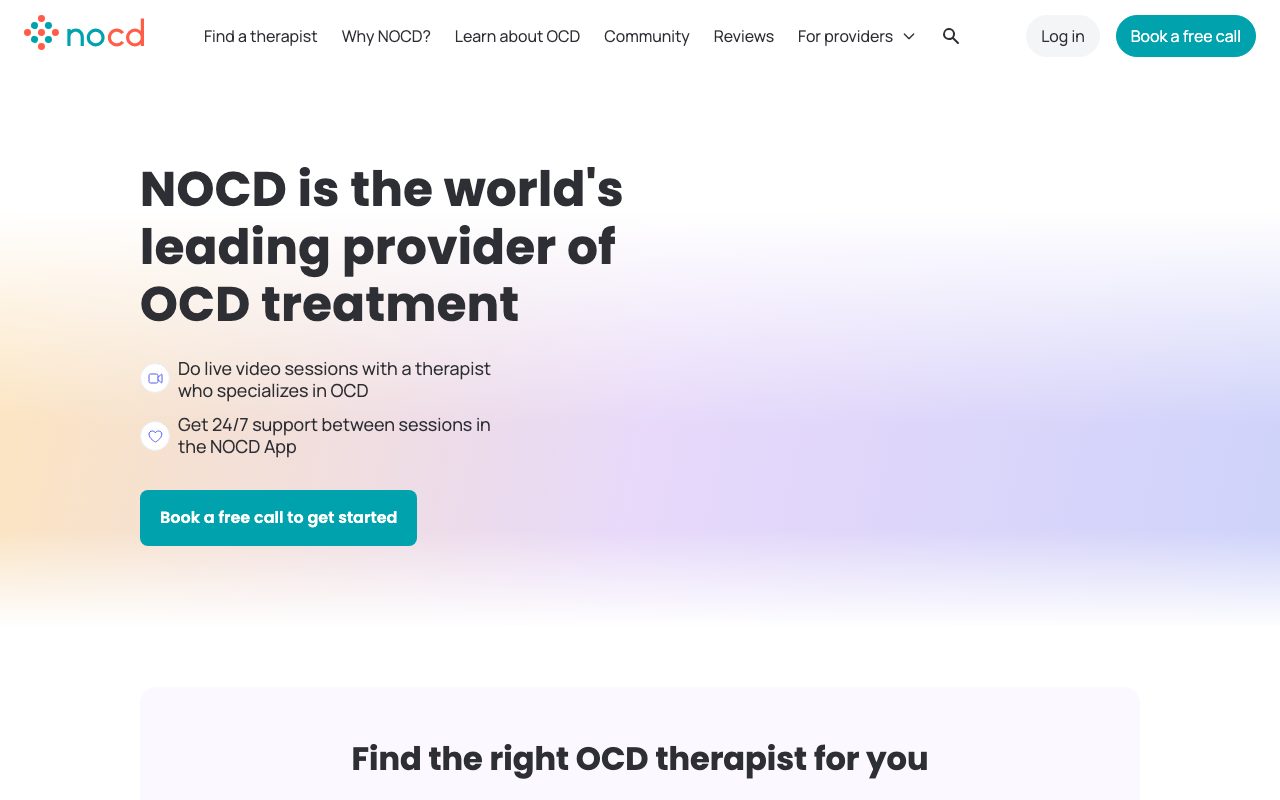 NOCD website