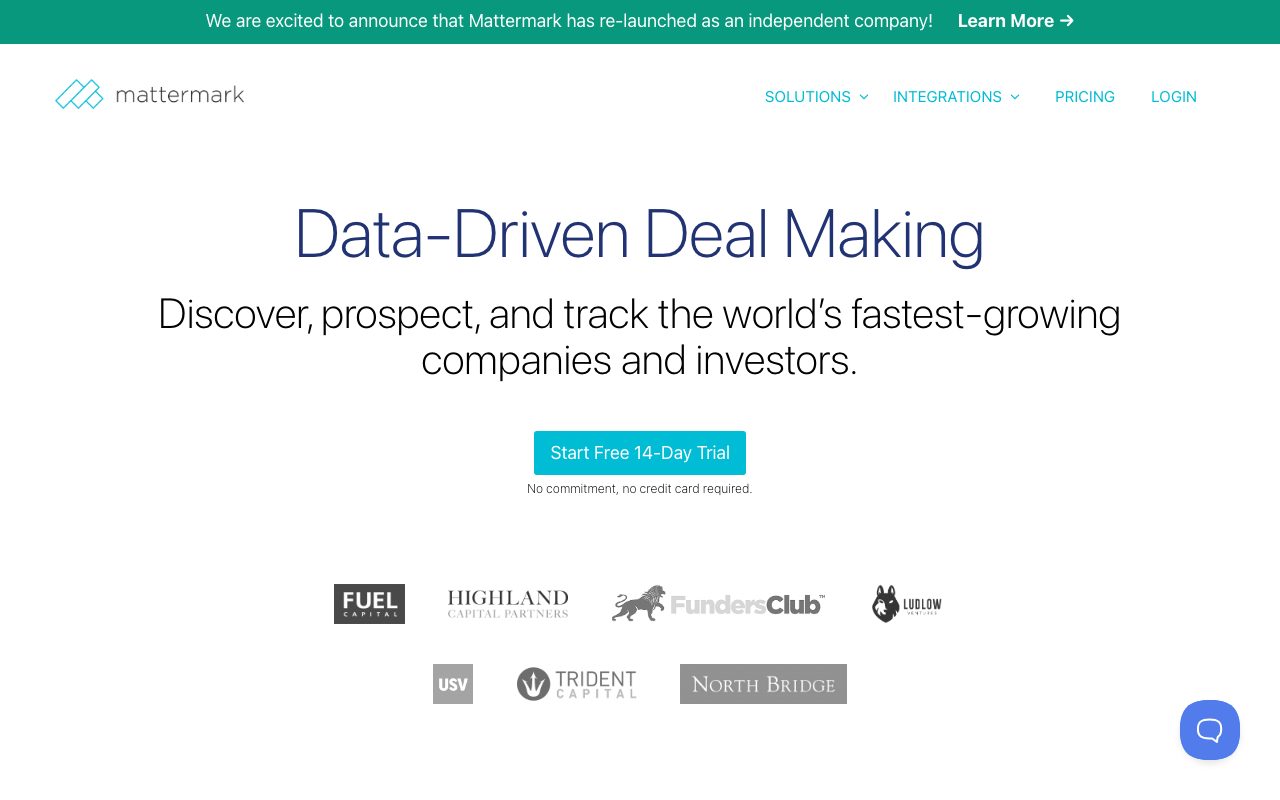 Mattermark website