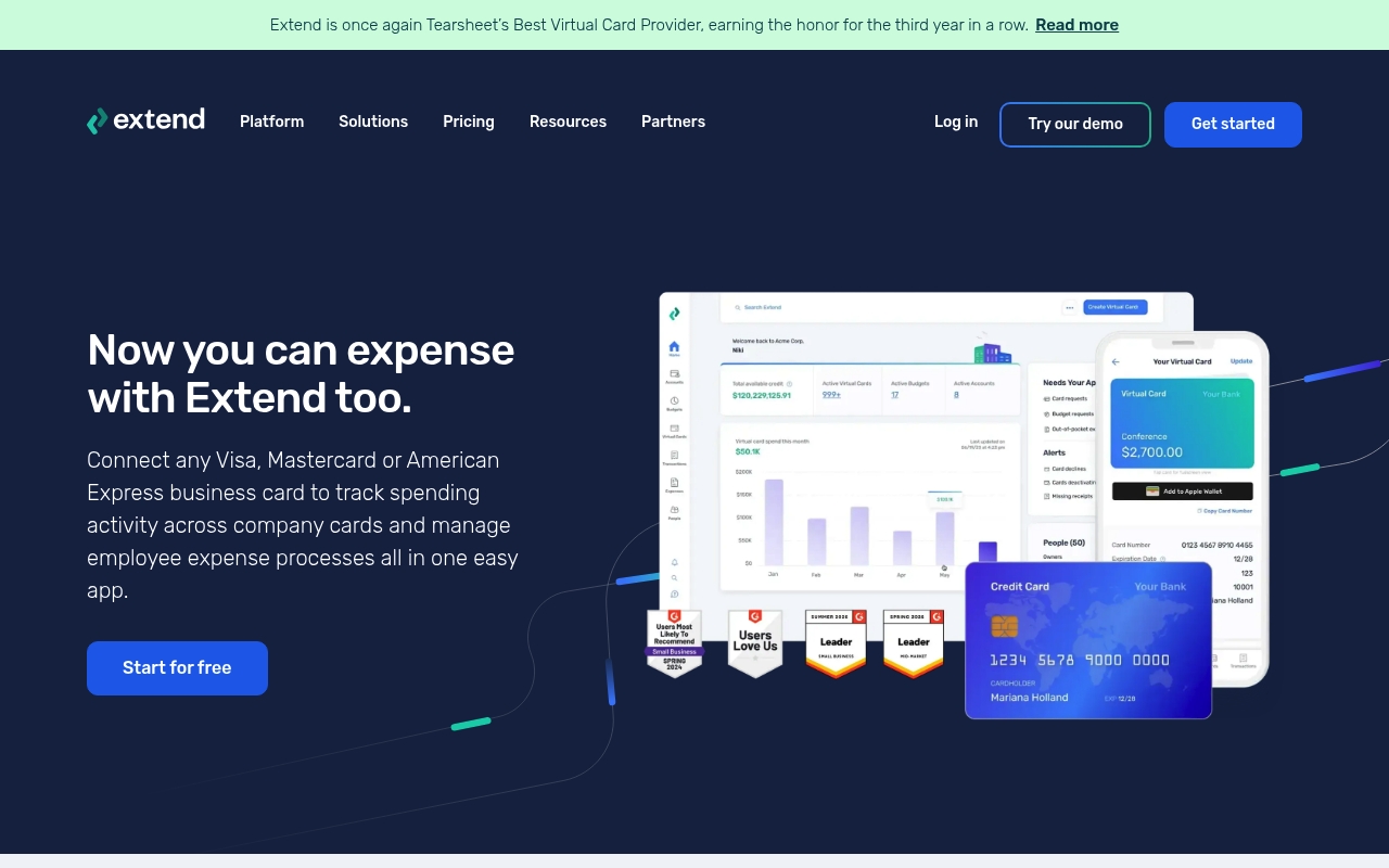 Extend website