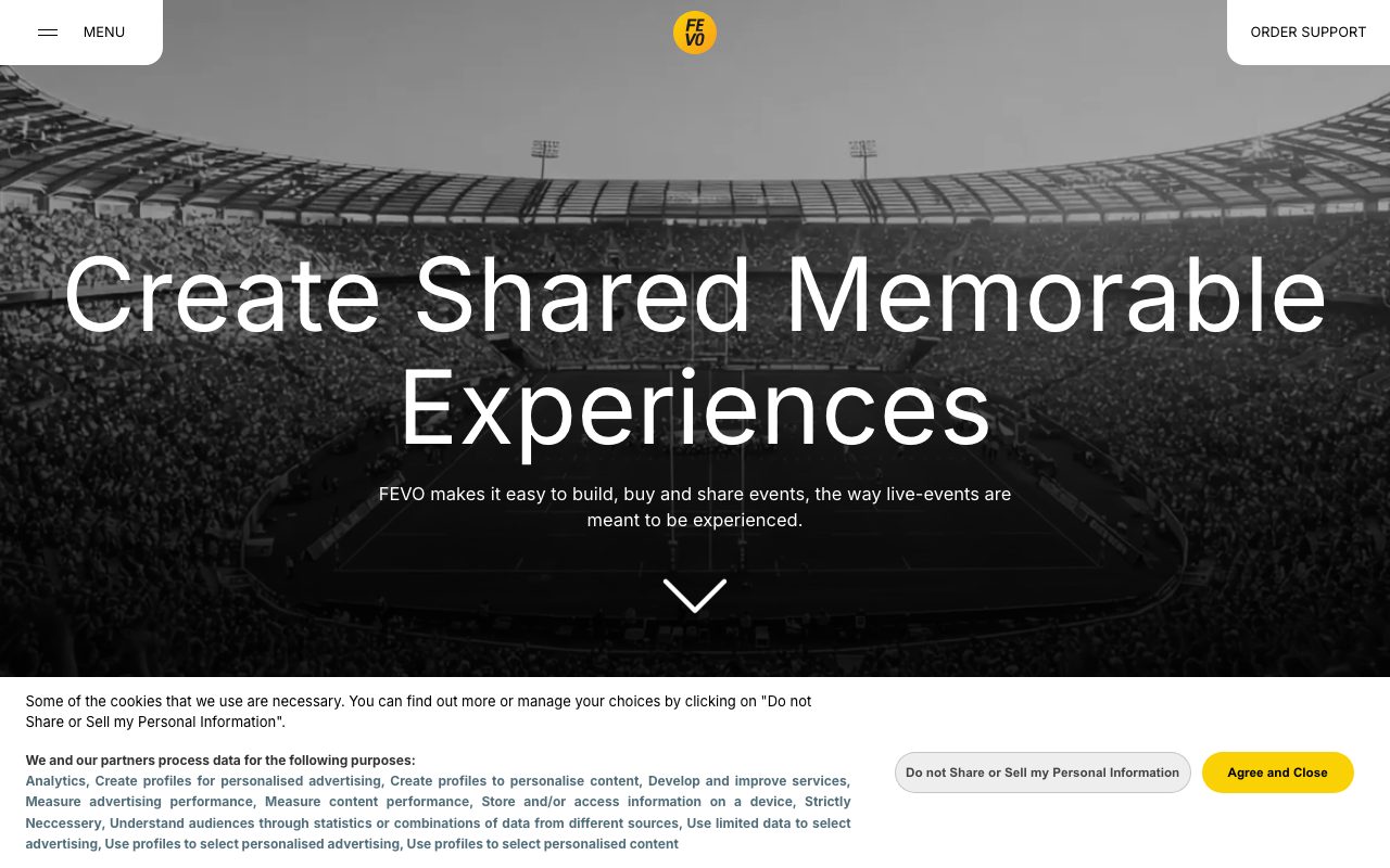 Fevo website