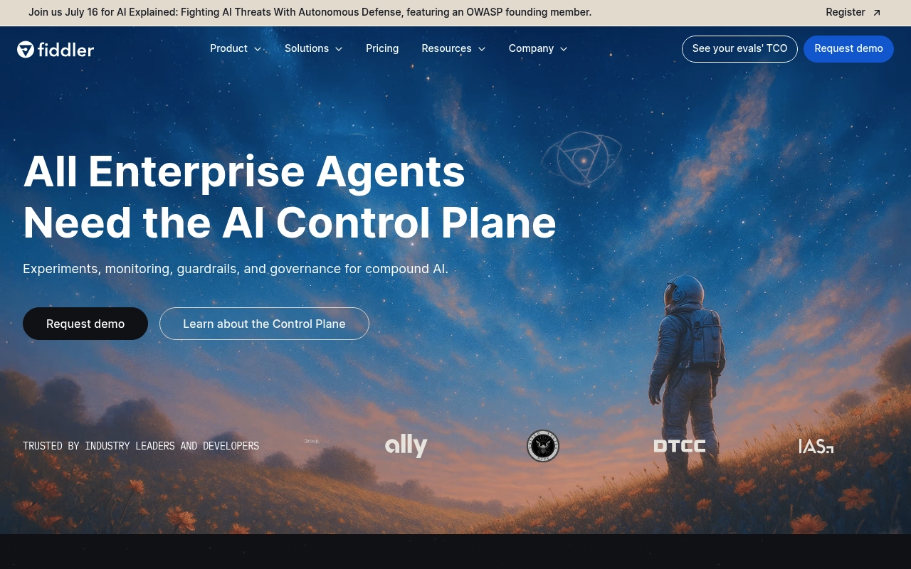 Fiddler Labs website