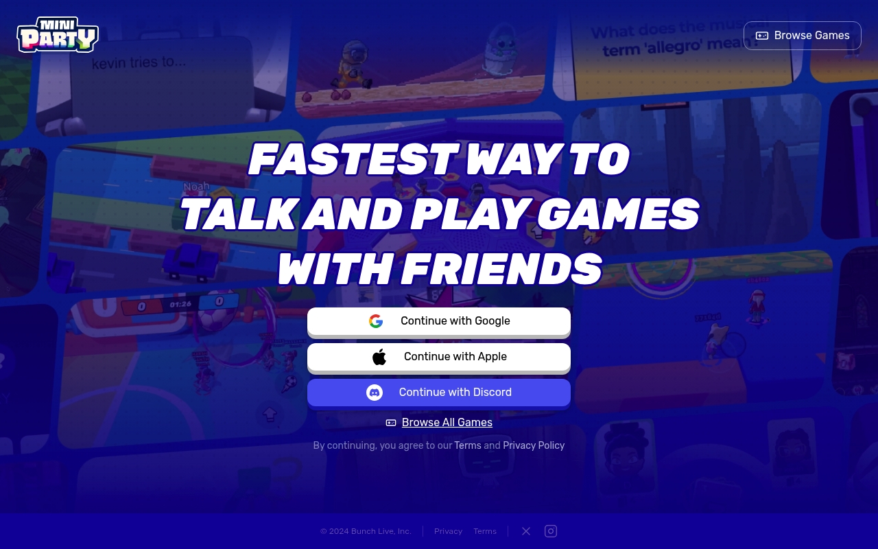 Bunch website