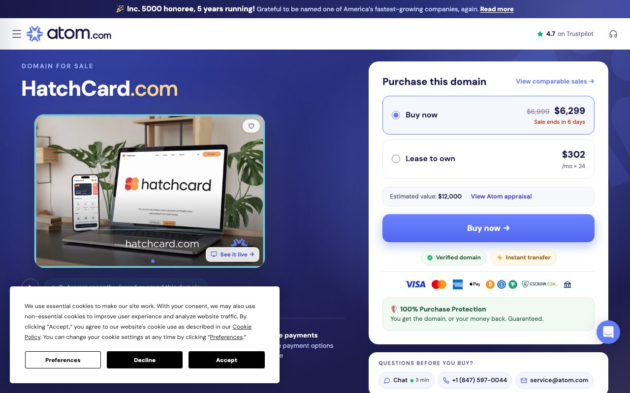Hatch website